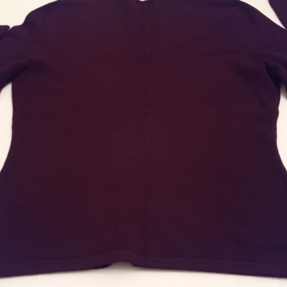 INC Vintage Deep Burgundy Key Hole Neck Sweater - Picture 4 of 11